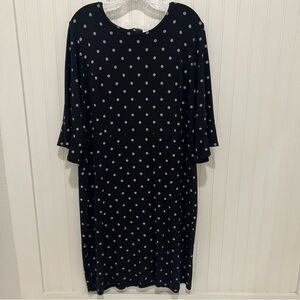 Old Navy Black Dress with Polka Dots